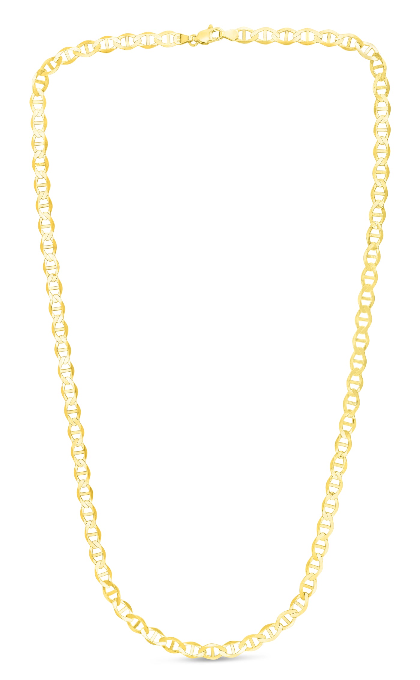 14K Gold 5.5mm Mariner Chain