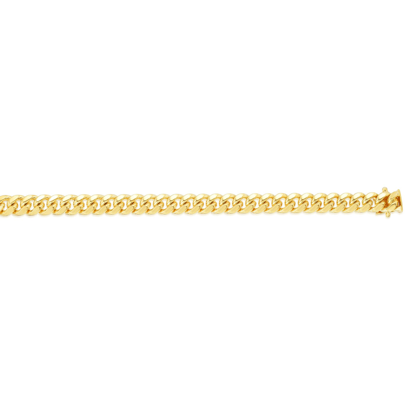 14K Gold 20"" 7.1mm Classic Miami Cuban