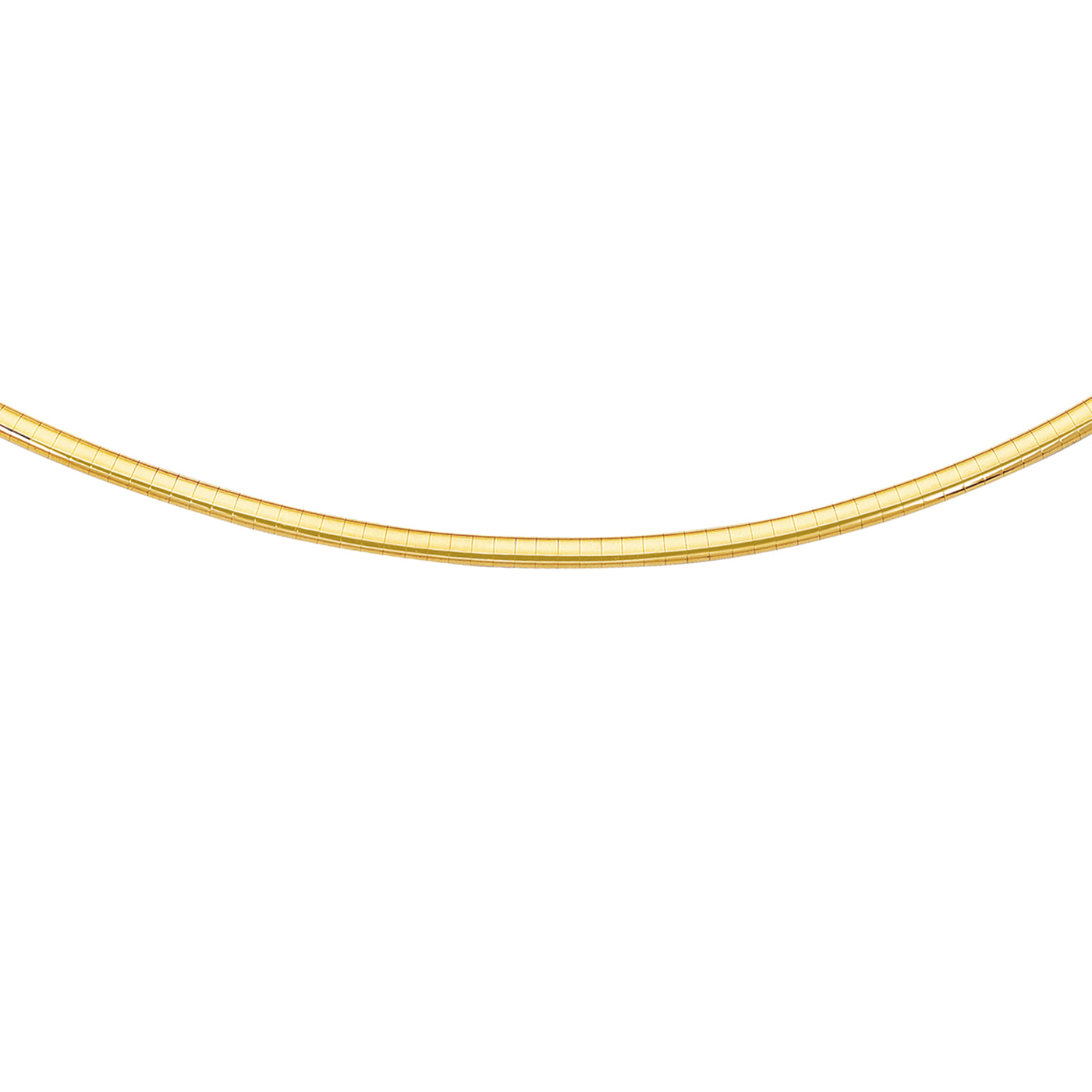 14K Gold 16"" 3mm Classic Omega