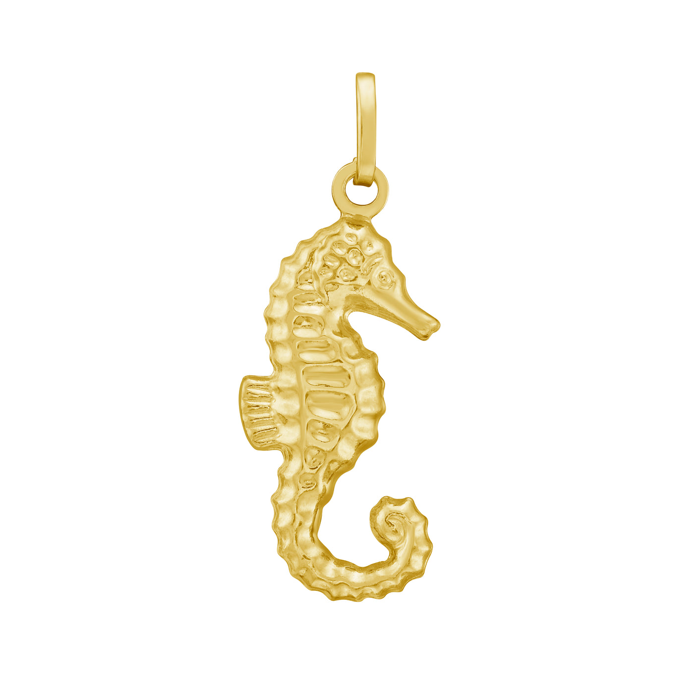14K Seahorse Charm
