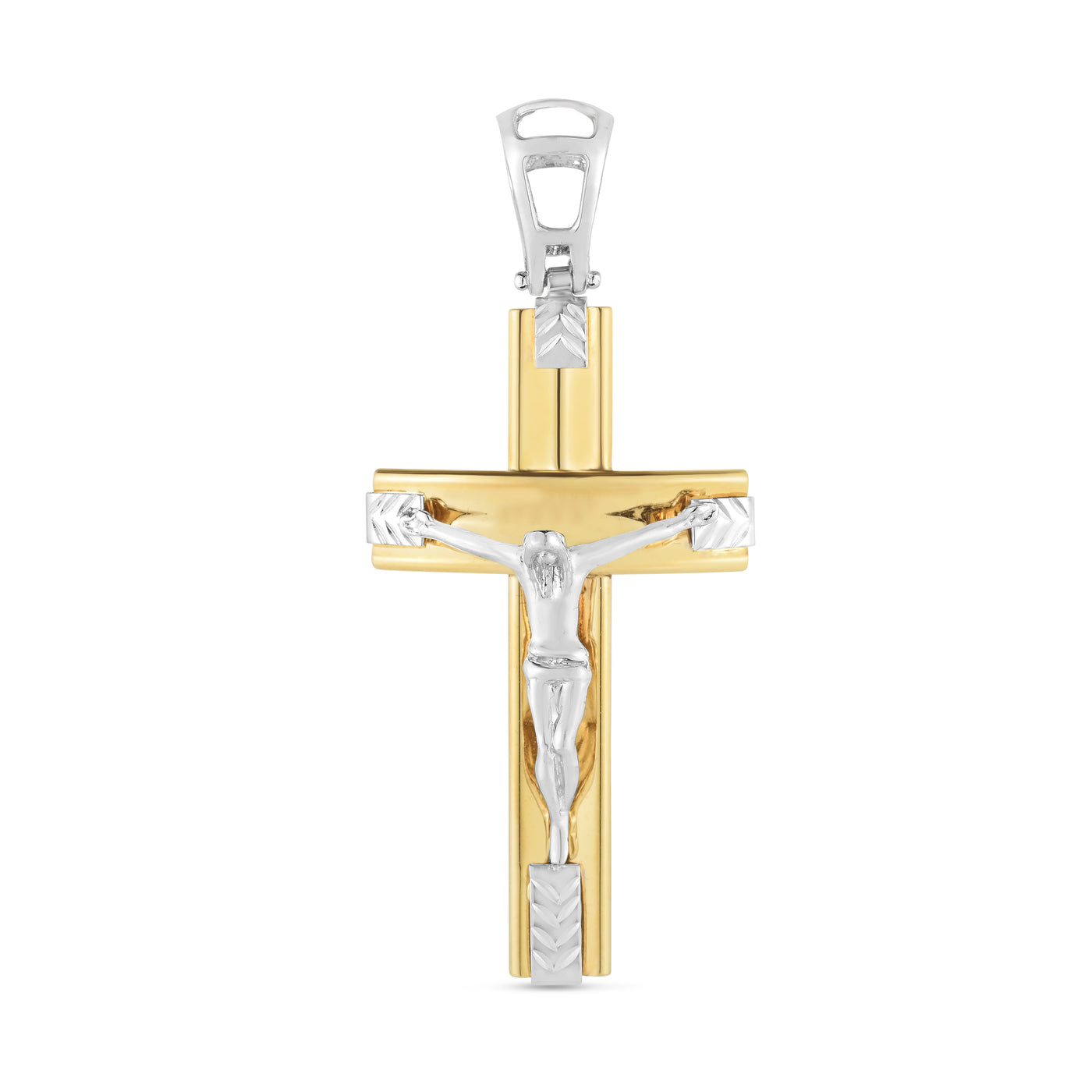 14K Cruxific Cross Charm