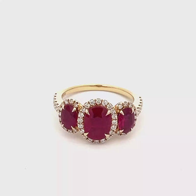 Ruby and Diamond Ring
