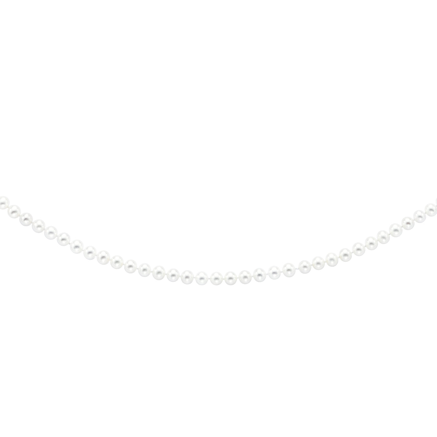 14K Gold 6.5-7.0MM Pearl Strand Necklace