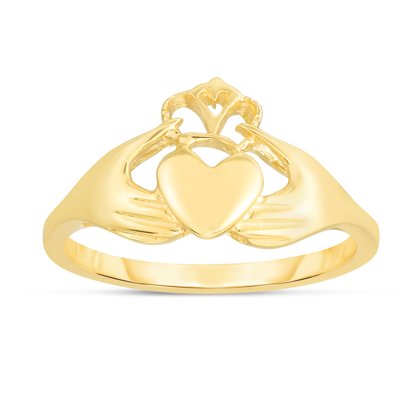 14K Gold Claddagh Ring