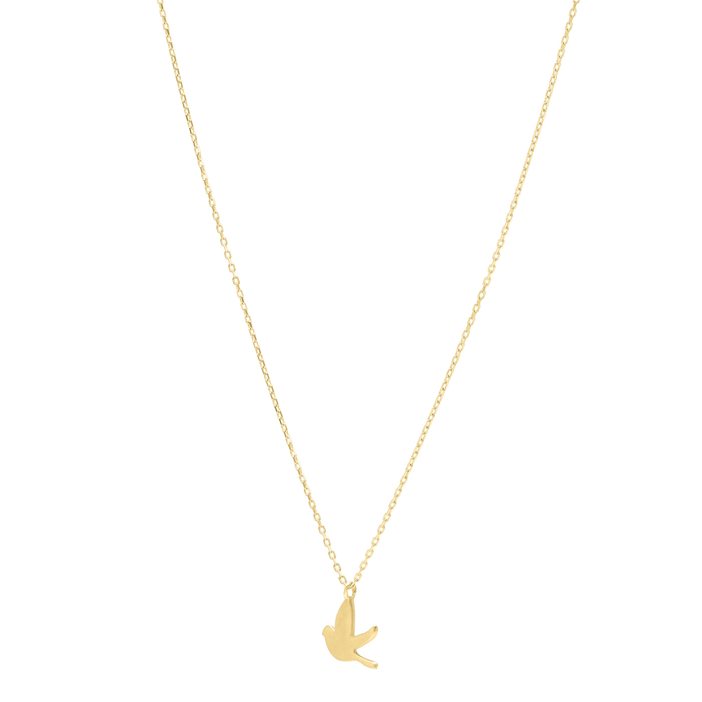 14K Dove Necklace