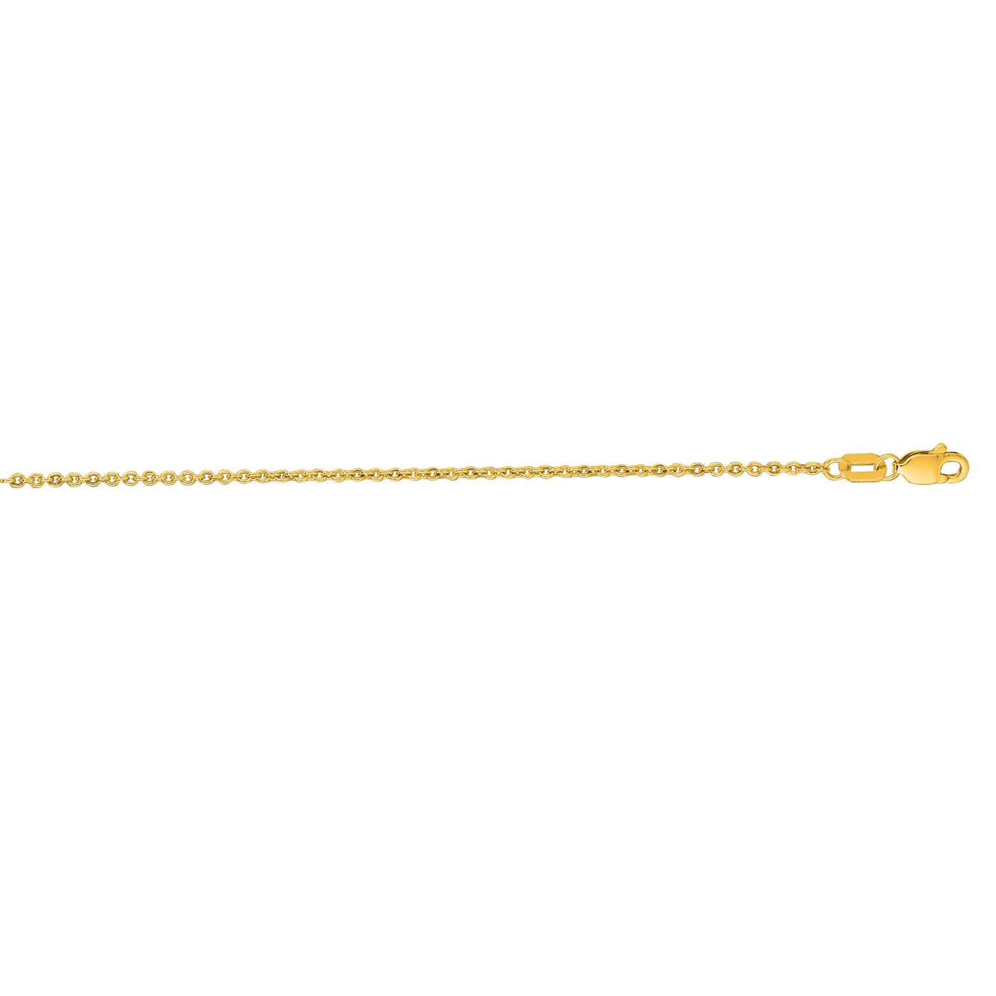 14K Gold 1.5mm Lite Forsantina Chain