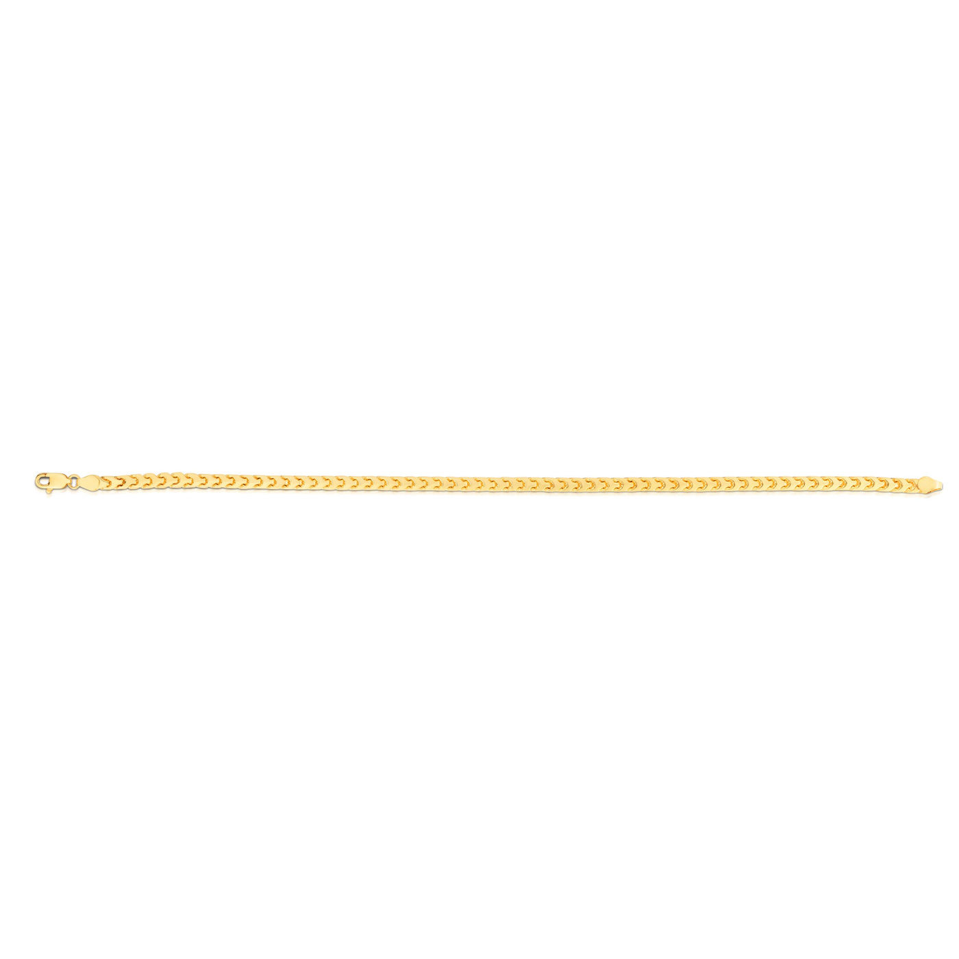 14K Gold 2.2mm Round Franco Chain