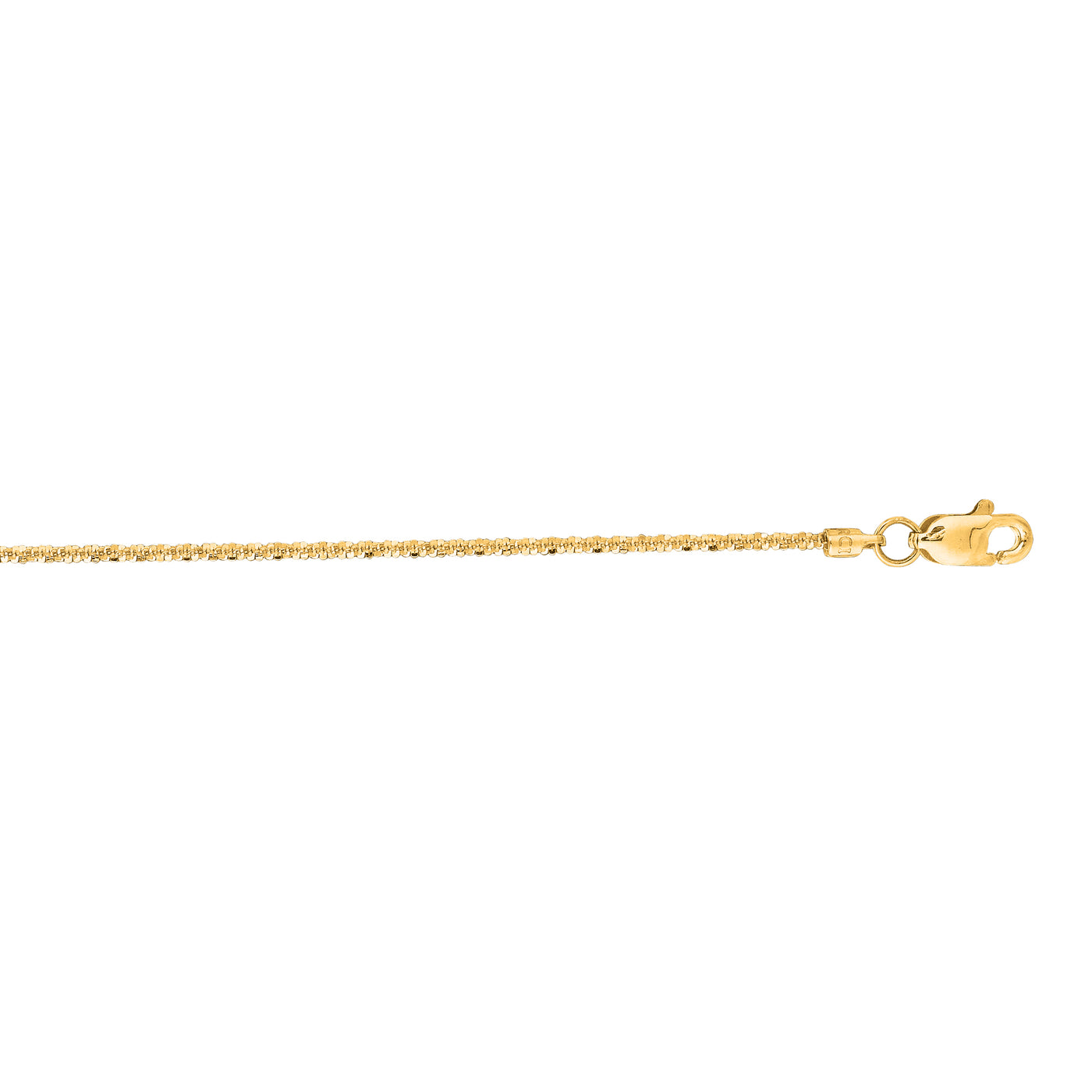 14K Gold 1.1mm Sparkle Chain