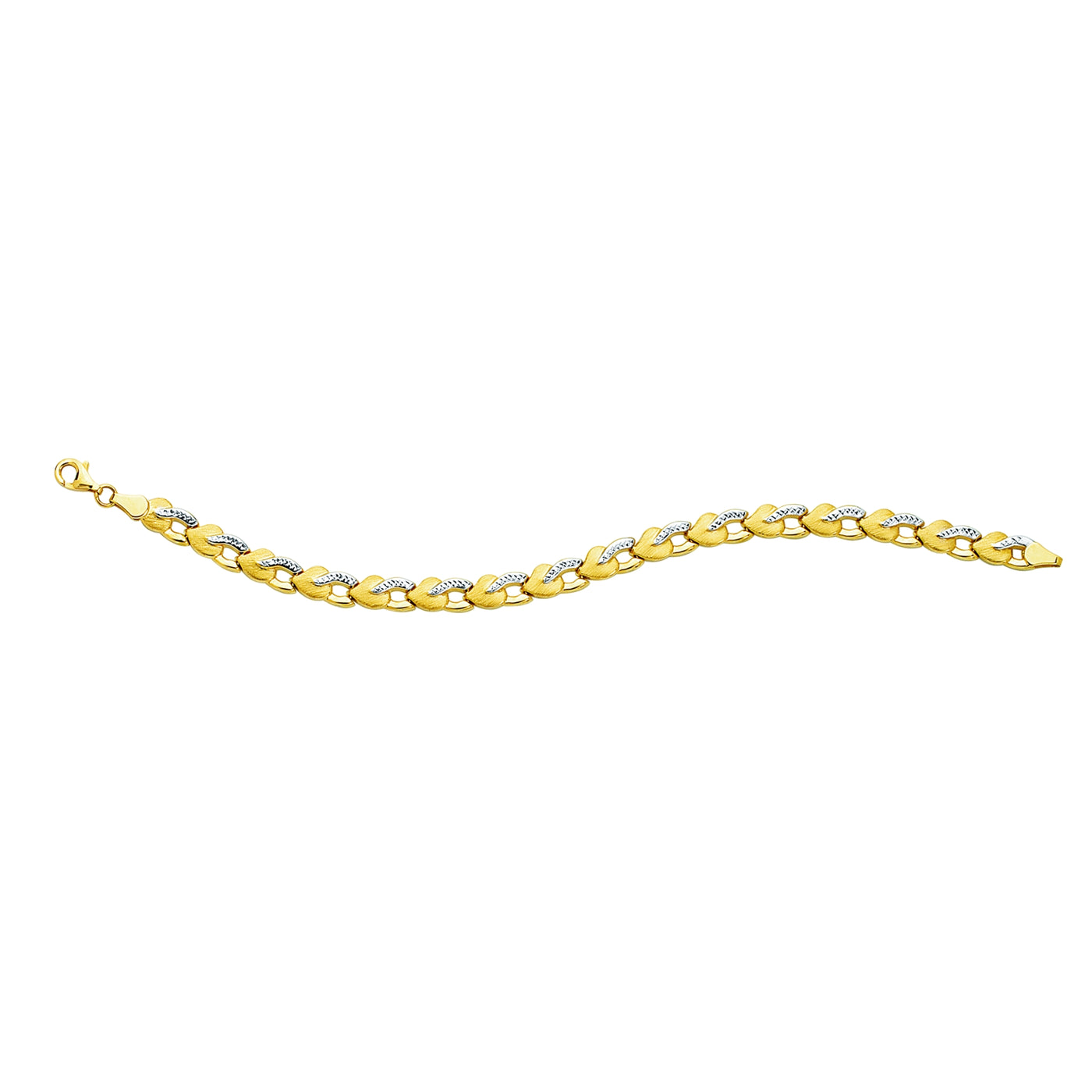 14K Two-tone Gold Stampato Bracelet