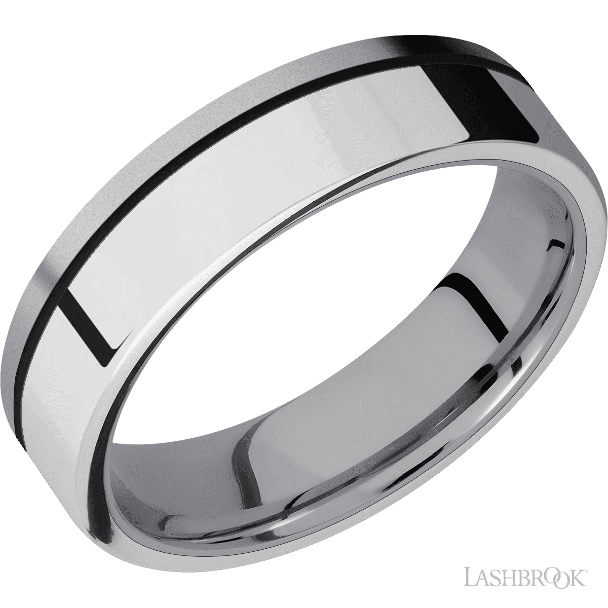 Tantalum with Bead Finish and Sterling Silver Inlay