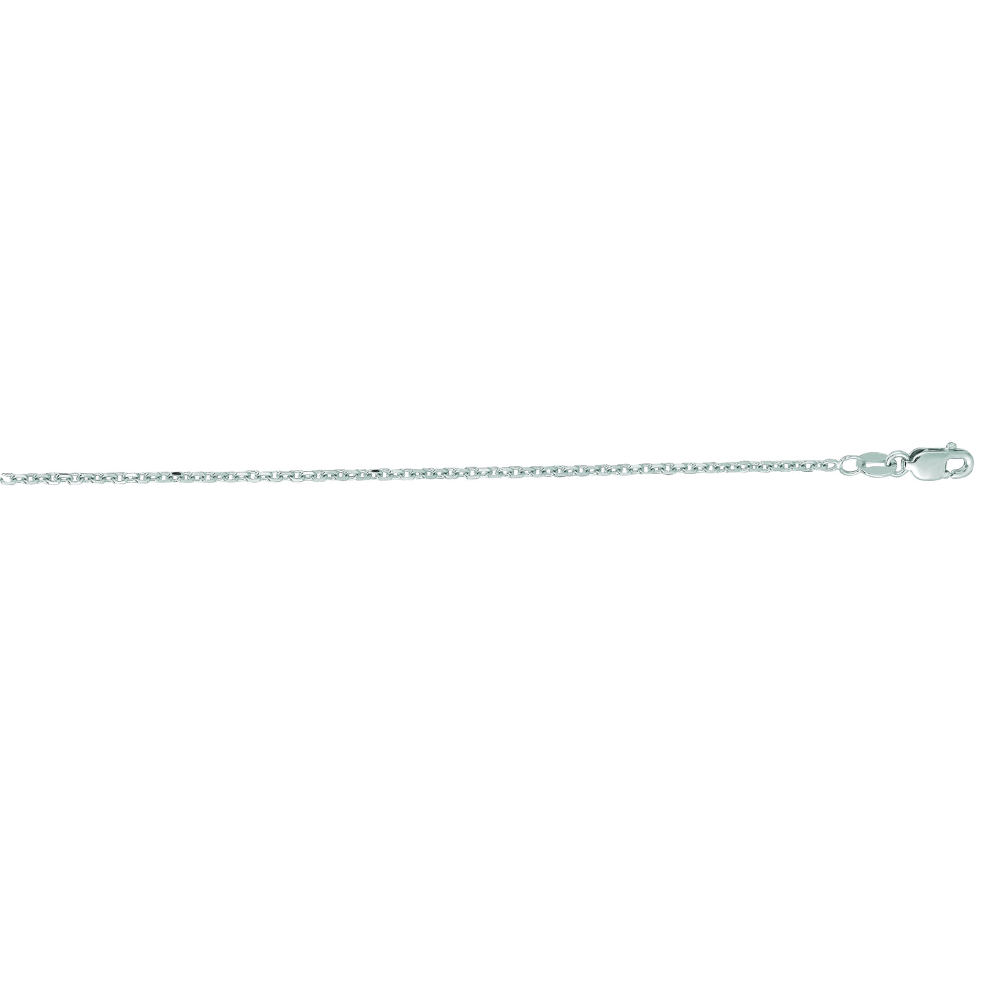 14K Gold 1.5mm Diamond Cut Cable Chain