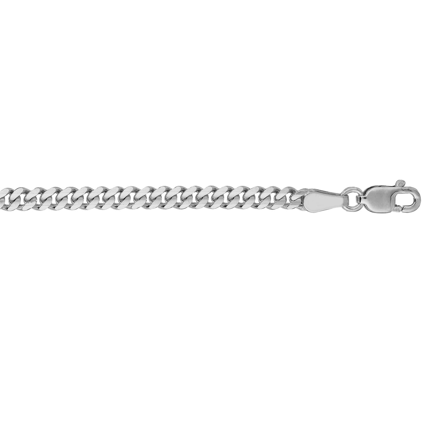 14K Gold 2.8mm Gourmette Chain