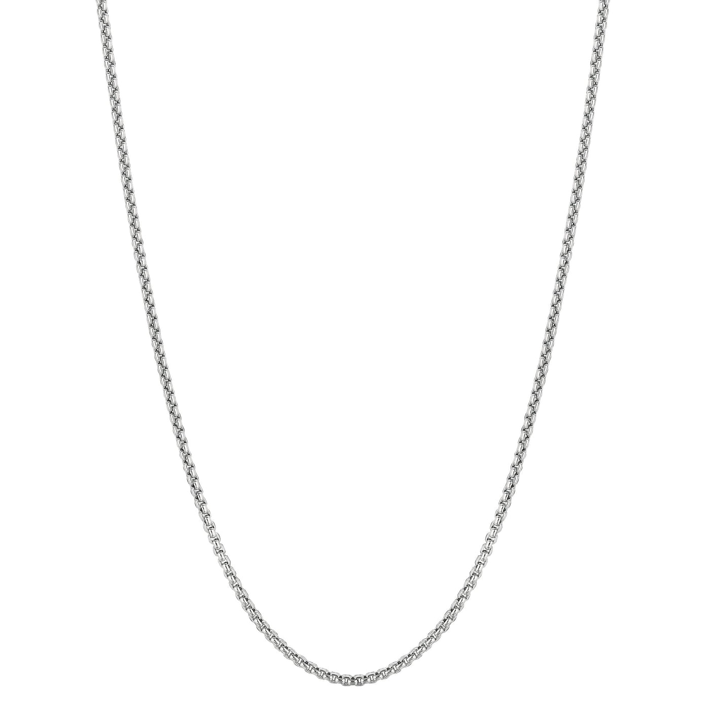 14K Gold 1.8mm Lite Round Box Chain