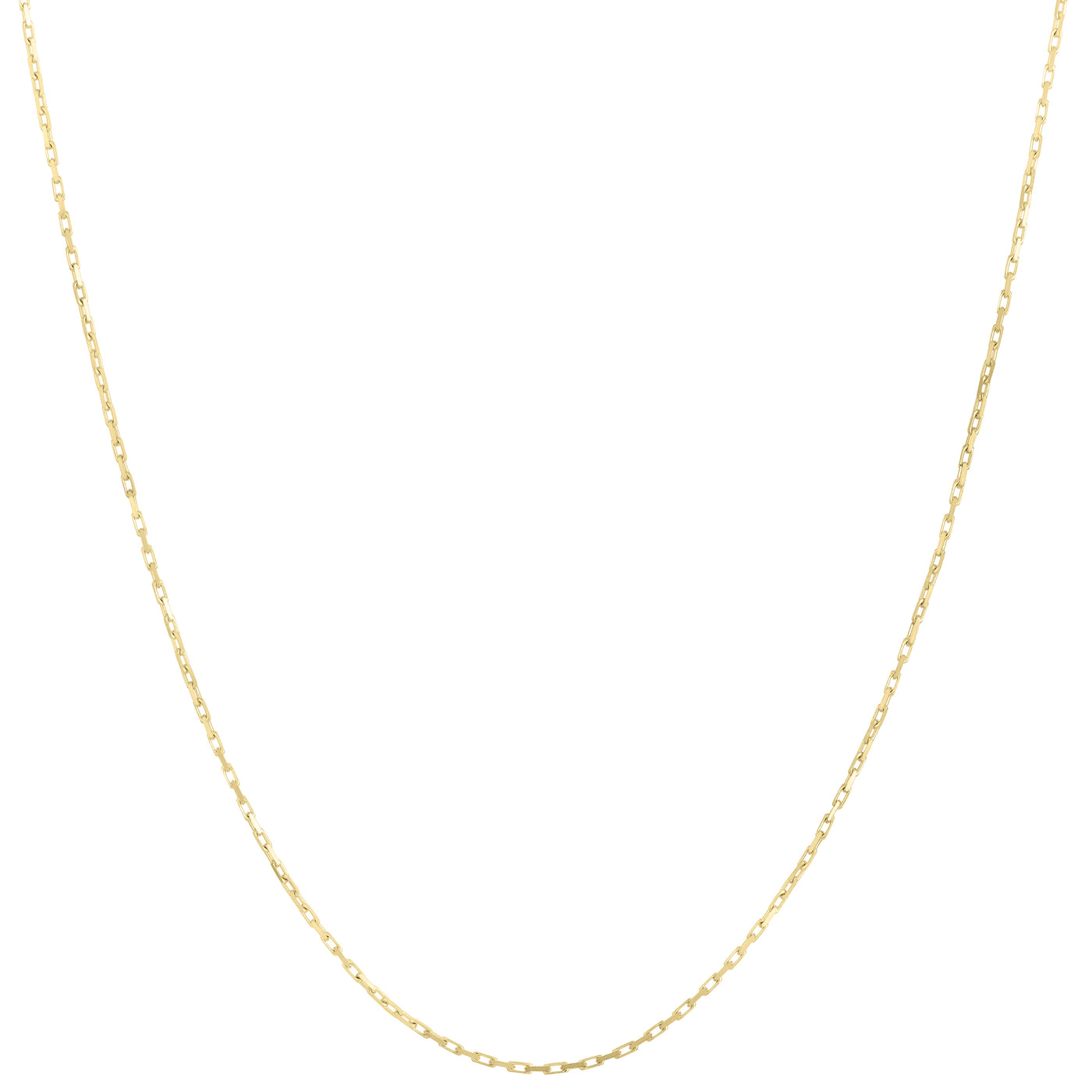 10K Gold 1.3mm French Cable Chain