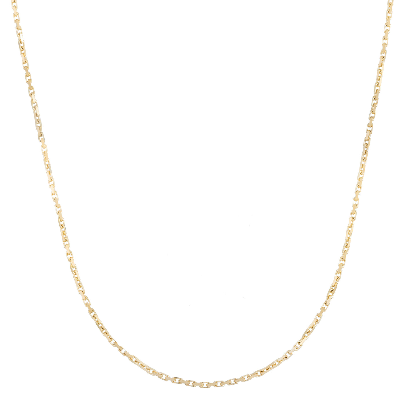 10K Gold 1.9mm French Cable Chain