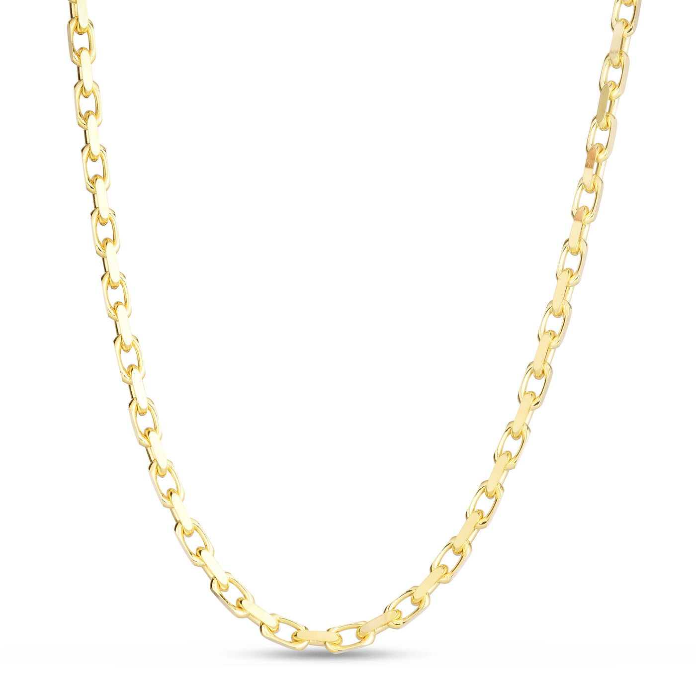 10K Gold 3.6mm French Cable Chain