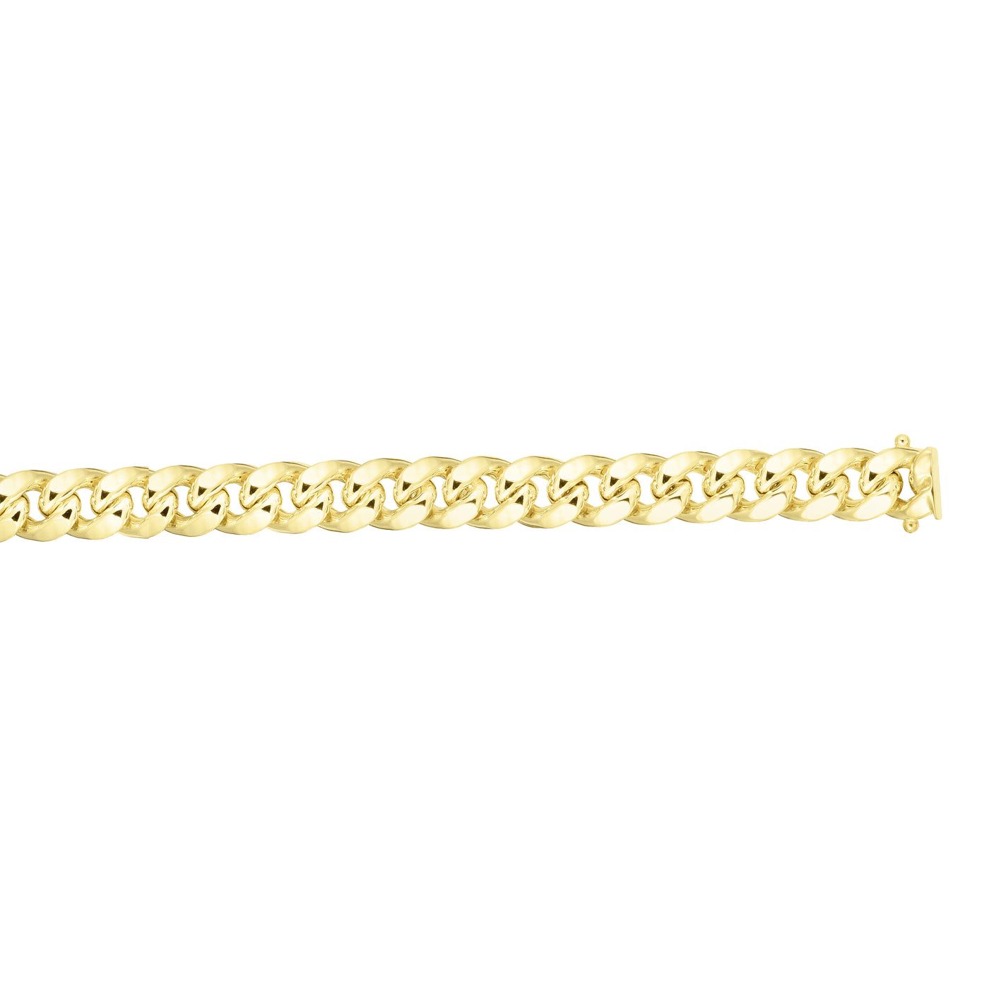 10K Gold 22"" 6.6mm Semi-Solid Classic Miami Cuban